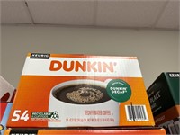 Dunkin med roast decaf 54 K cups