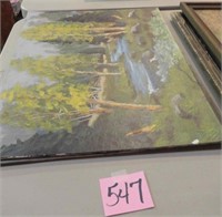 (2) Oil Paintings Lot