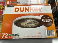 Dunkin med roast 72 K cups