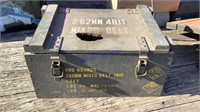 Wood ammo. box