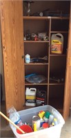 Garage Cabinet with Contents