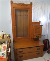 Gun cabinet with drawers & side cabinet