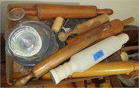 Rolling pins, misc.