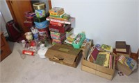 Children's books, toys, sweeper, misc.