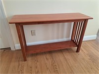 Mission Style Wood Console / Entry Table