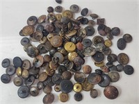 Over 100 Military Buttons