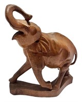 Wooden Elephant Figurine