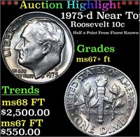 ***Auction Highlight*** 1975-d Roosevelt Dime Near