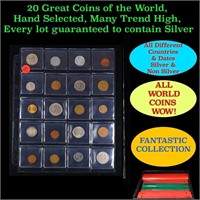 20 Great Coins of the World, hand selected, many t