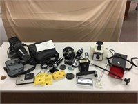 Vintage camera and assorted accessories