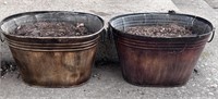 Metal pots
