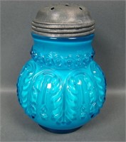 N'Wood Blue Cased Leaf Umbrella Sugar Shaker