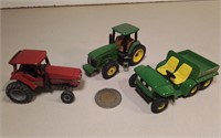 Diecast Farm Tractors Incl. John Deere