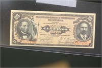 1915 Mexico Revolutionary Currency