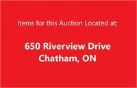 ITEMS LOCATED AT 650 RIVERVIEW DRIVE IN CHATHAM ON