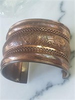 Big Copper Cuff Bracelet made in India