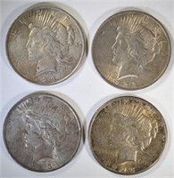 3-1923 & 1923-D PEACE SILVER DOLLARS