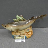 Jim Beam Sturgeon Fish Whiskey Decanter