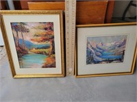 FRAMED LANDSCAPE ART