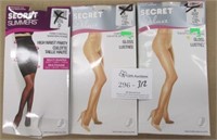 3 New in Open Packages Size D Panty Hose