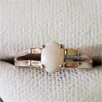 $100 Silver Opal Ring