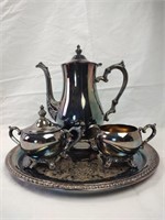 International Silver Company Silver Plate Tea Set