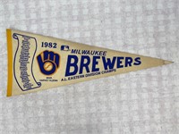 1982 Brewers A.L. Eastern Division Champs Pennant