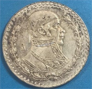 1966 Silver Peso - Mexico