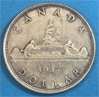 1937 Silver Dollar Canada