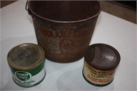 Standard bucket and greasen cans