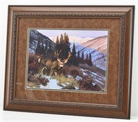 Hayden Lambson Print of Elk Coming Down Trail
