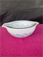 Pyrex, Set of 3 Colonial Mist, Cinderelle bowls