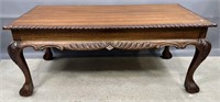 Mahogany Chippendale Style Coffee Table