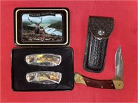 Wildlife collection 2pc knife set w/ Uncle Henry