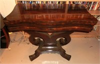 American Empire flip top game table c.1850