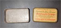Vintage Symonds Inn Brand Bouillon Cubes Tin