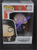 The Undertaker WWE signed Funko Pop w/Coa