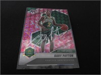 Gary Payton signed Trading Card w/Coa