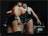 Ted Dibiase WWF signed 8x10 Photo JSA Coa