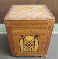 Unique vintage cigarette box missing two legs