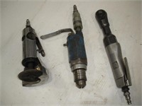 Pneumatic 3/8 Ratchet, 3/8 Drill & Cut-Off Tool