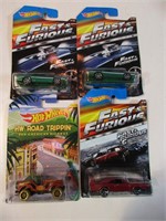 NEUF-Lot de 4 autos Hot Wheels