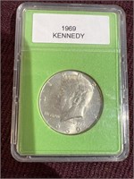 1969 Kennedy half dollar