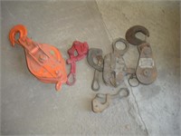 Pulleys, Cable & Sheet Steel Grabbers