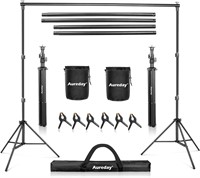 Aureday Backdrop Stand  8.5x10Ft Adjustable Kit