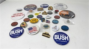 Political Buttons and more