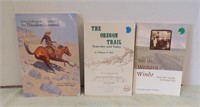 (3) BOOKS:  "INTO THE WESTERN WINDS".....