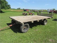 7ft 6" X 14ft Hay Rack On Knowles Running Gear