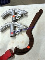 (2) Pipe Benders and  C Wrenches