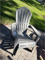 Plastic Andirondack chair